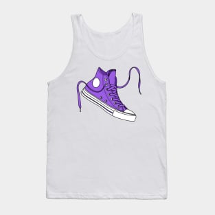 Bright purple high tops Tank Top